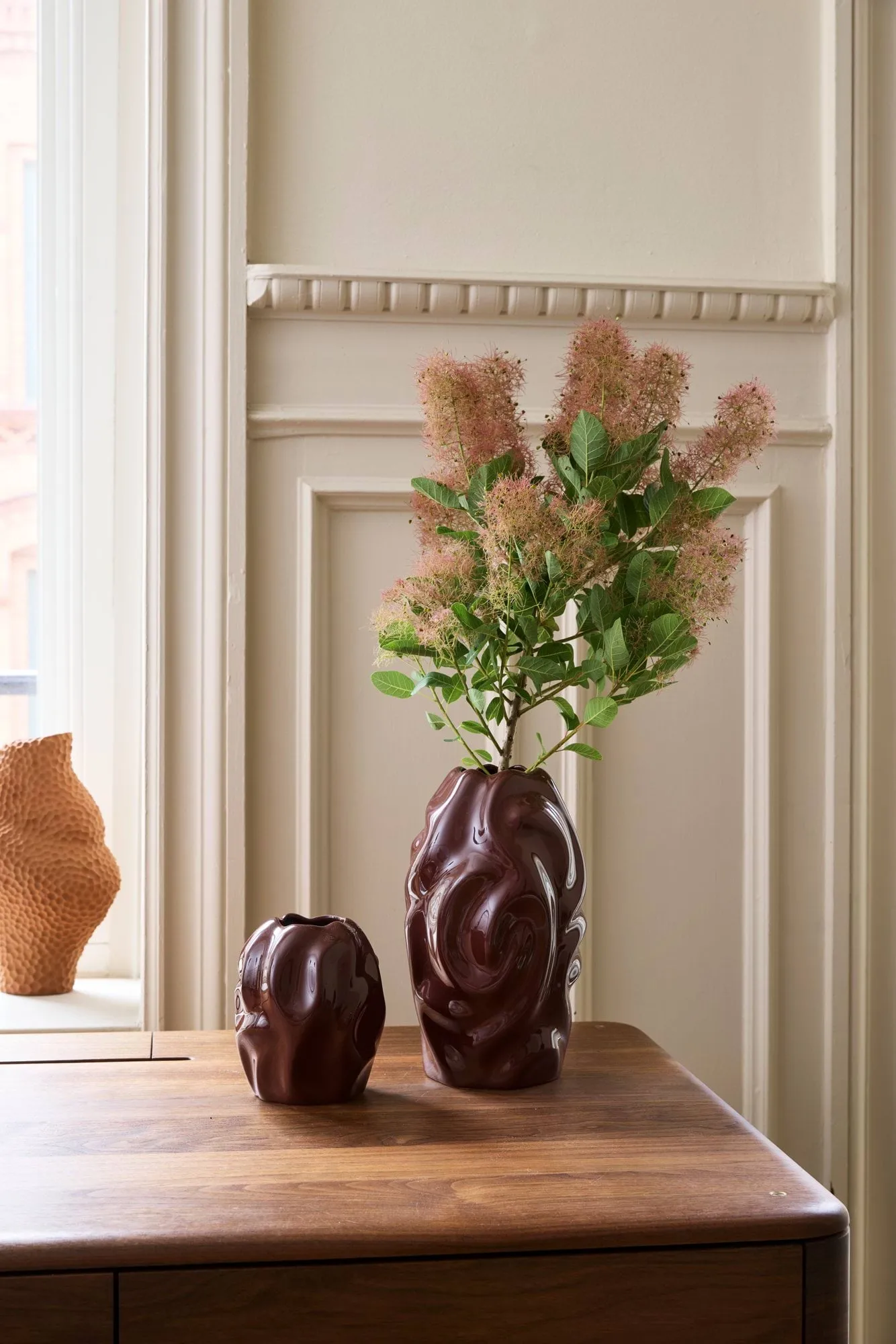 Drift desert vase 28 cm, Maroon Cooee Design