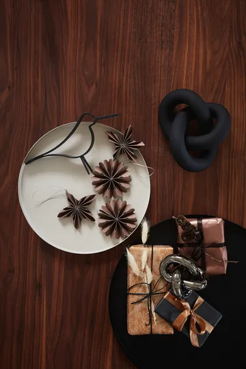 Paper Stars Christmas ornament - coffee - Cooee Design
