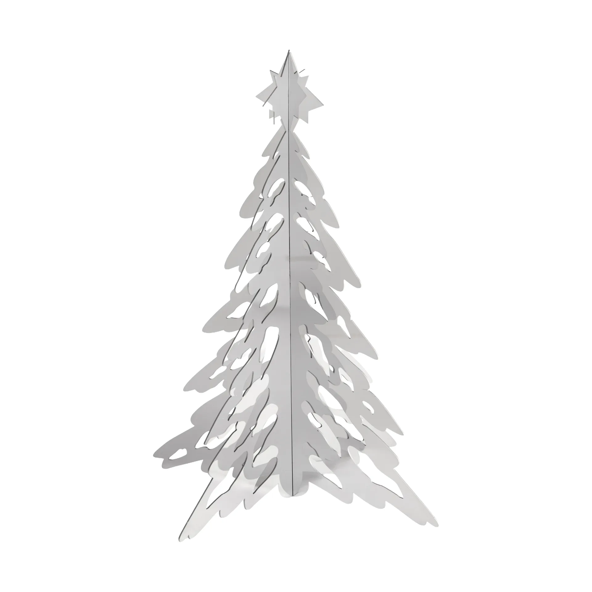 Pinetree decoration fir 30 cm, Stainless steel Cooee Design