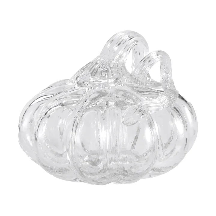 Pumpkin decoration 8 cm - Clear - Cooee Design