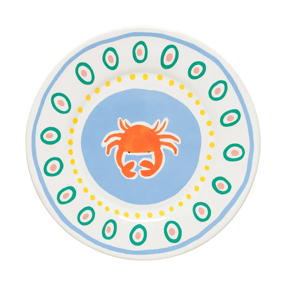 Summer Bliss side plate, Crab, Ø22 cm Costa Nova