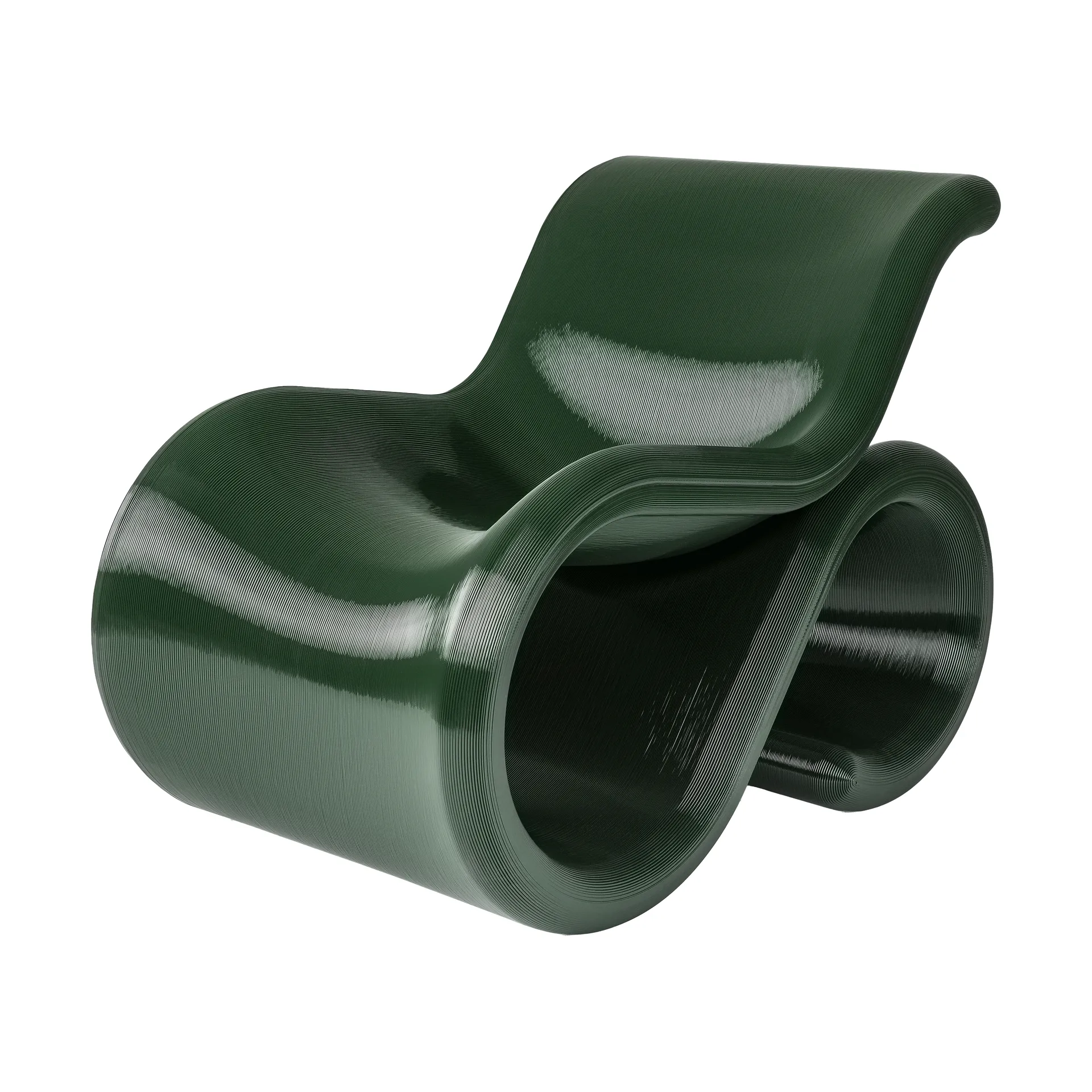 Éclair chair lounge chair, Nori Crème Atelier