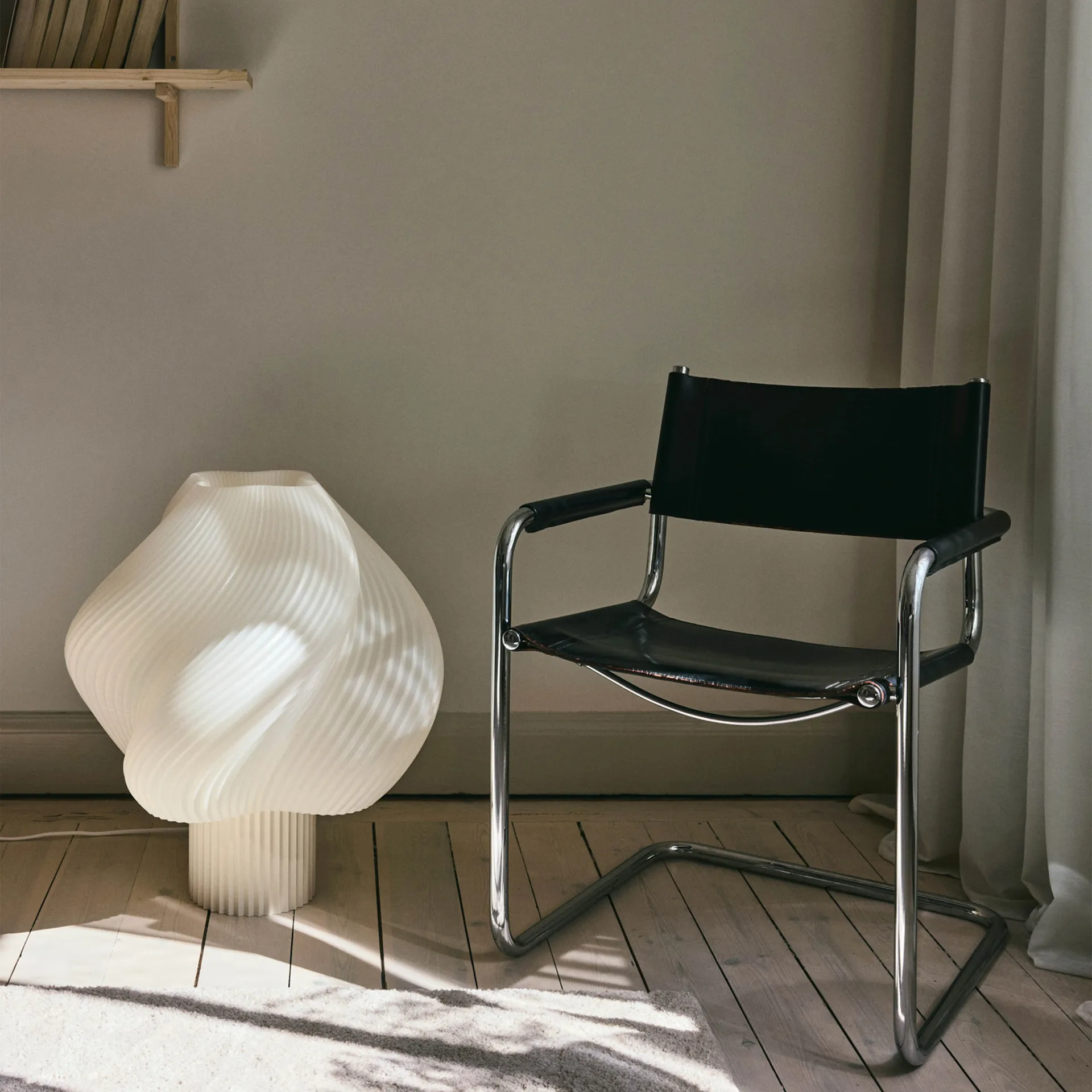 Soft Serve floor lamp, Vanilla bean, Mega, 63 cm Crème Atelier