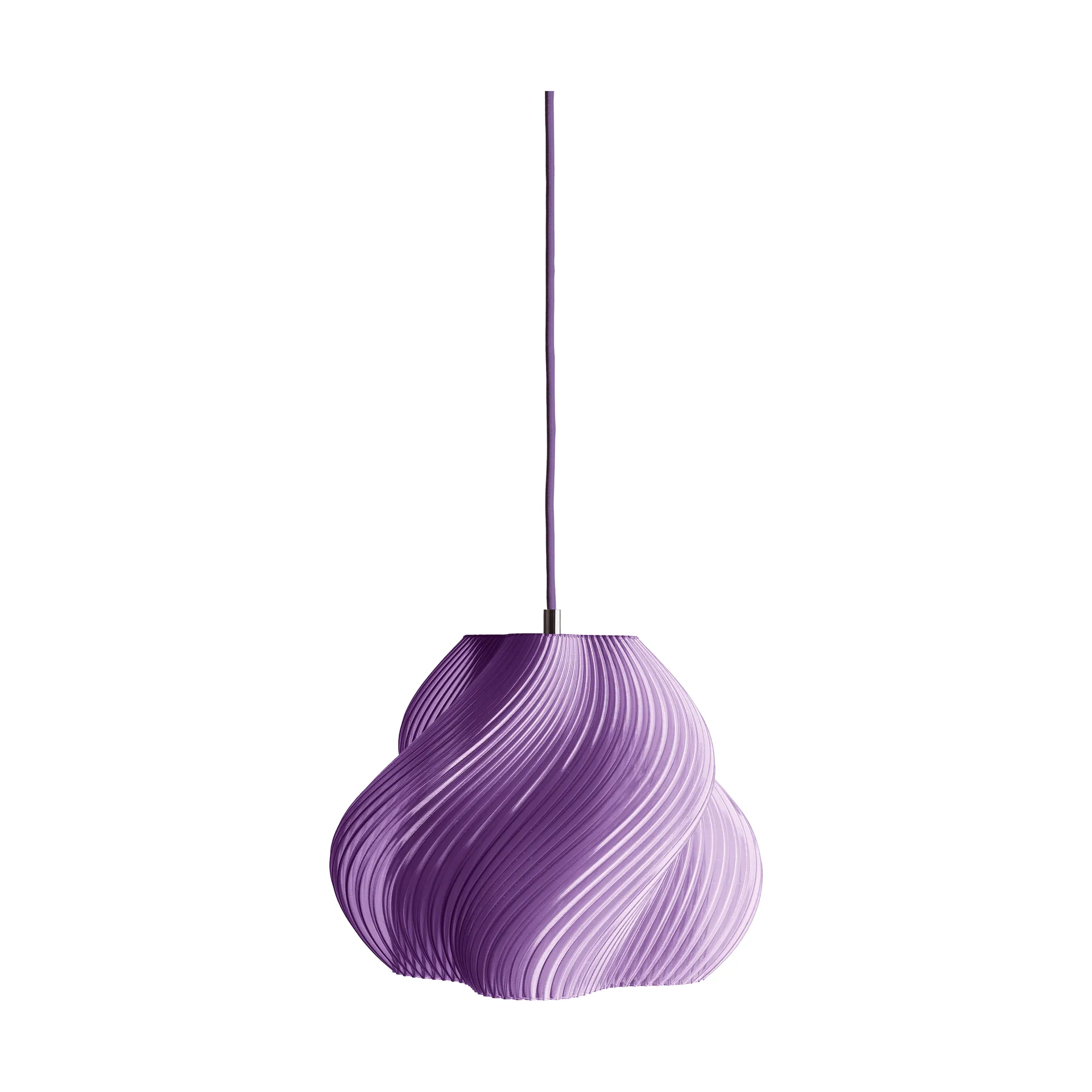 Soft Serve pendant, Lavender sorbet-brass, 02, 25 cm Crème Atelier