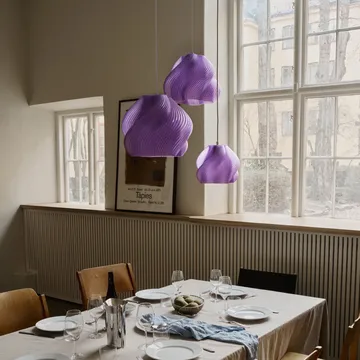 Soft Serve pendant - Lavender sorbet-chrome, 01, 20 cm - Crème Atelier