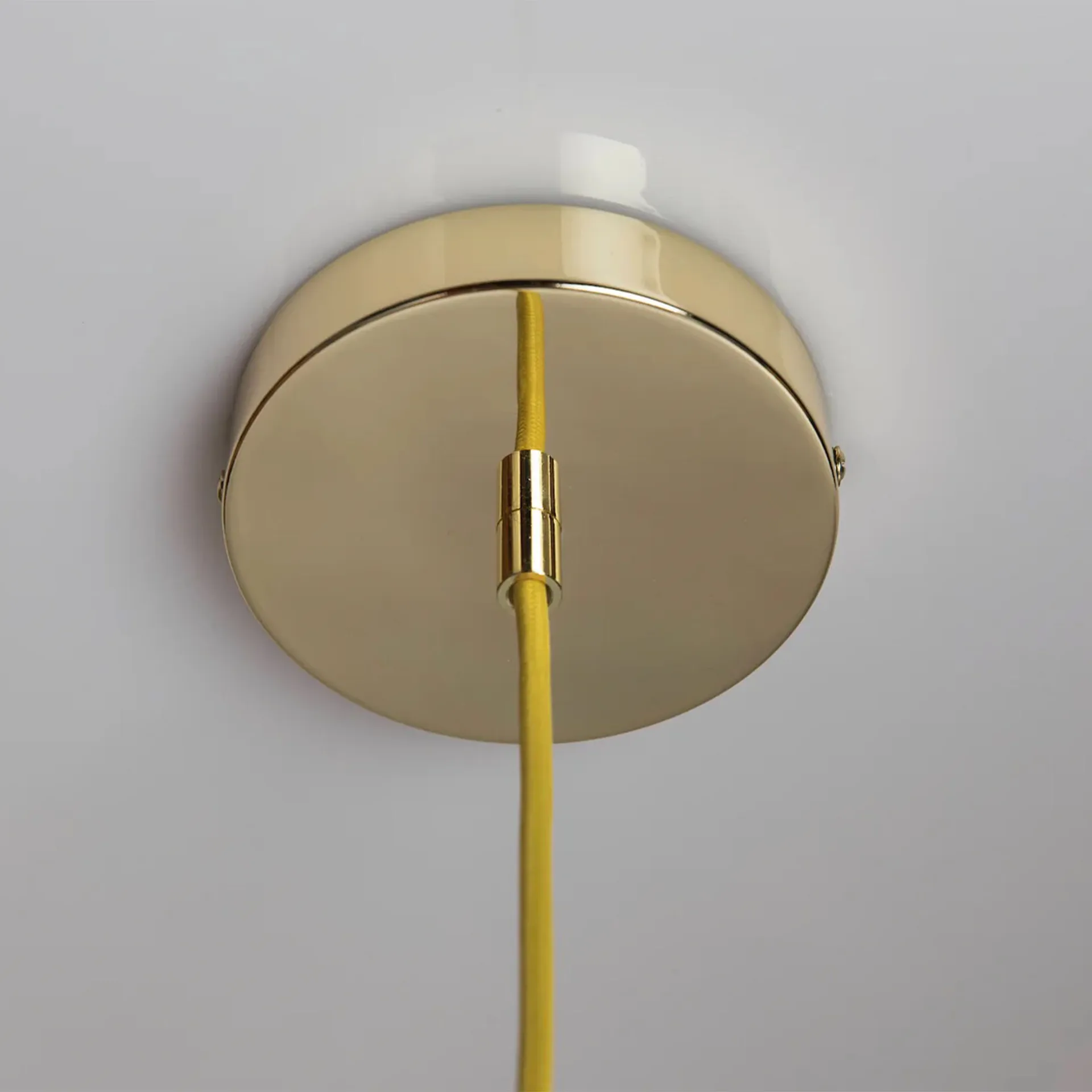Soft Serve pendant, Limoncello sorbet-brass, 02, 25 cm Crème Atelier