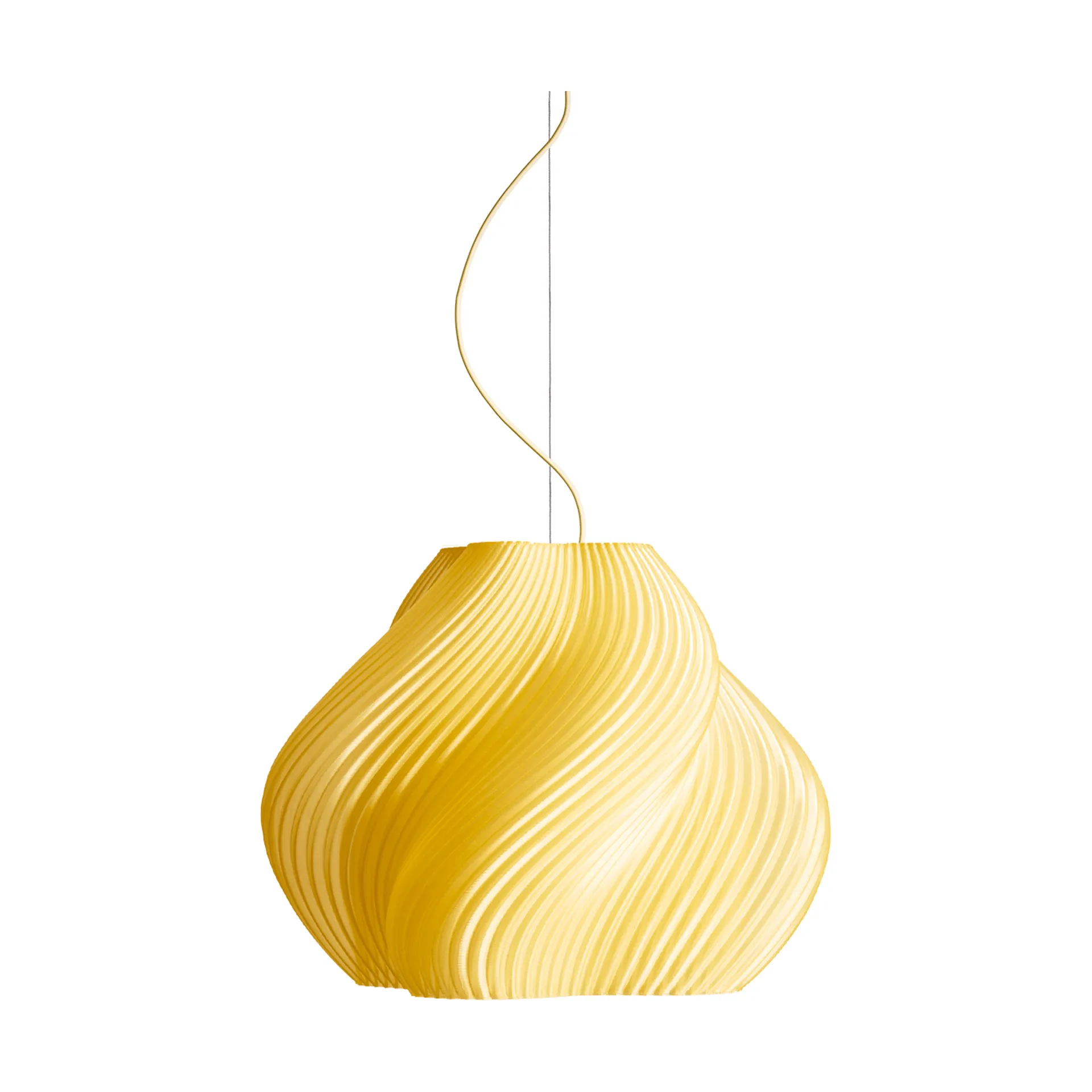 Soft Serve pendant, Limonello sorbet-chrome, Mega, 60 cm Crème Atelier