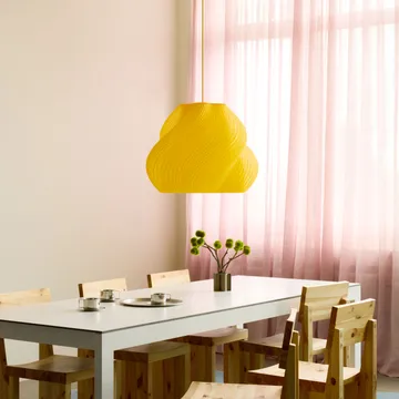 Soft Serve pendant - Limonello sorbet-chrome, Mega, 60 cm - Crème Atelier