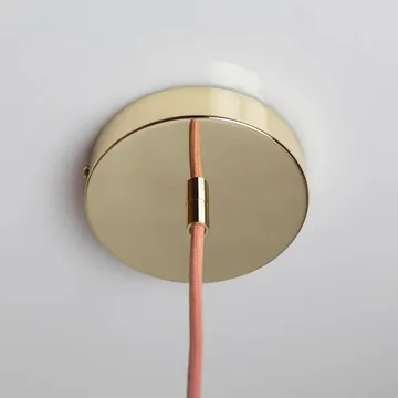 Soft Serve pendant - Peach sorbet-brass, 02, 25 cm - Crème Atelier