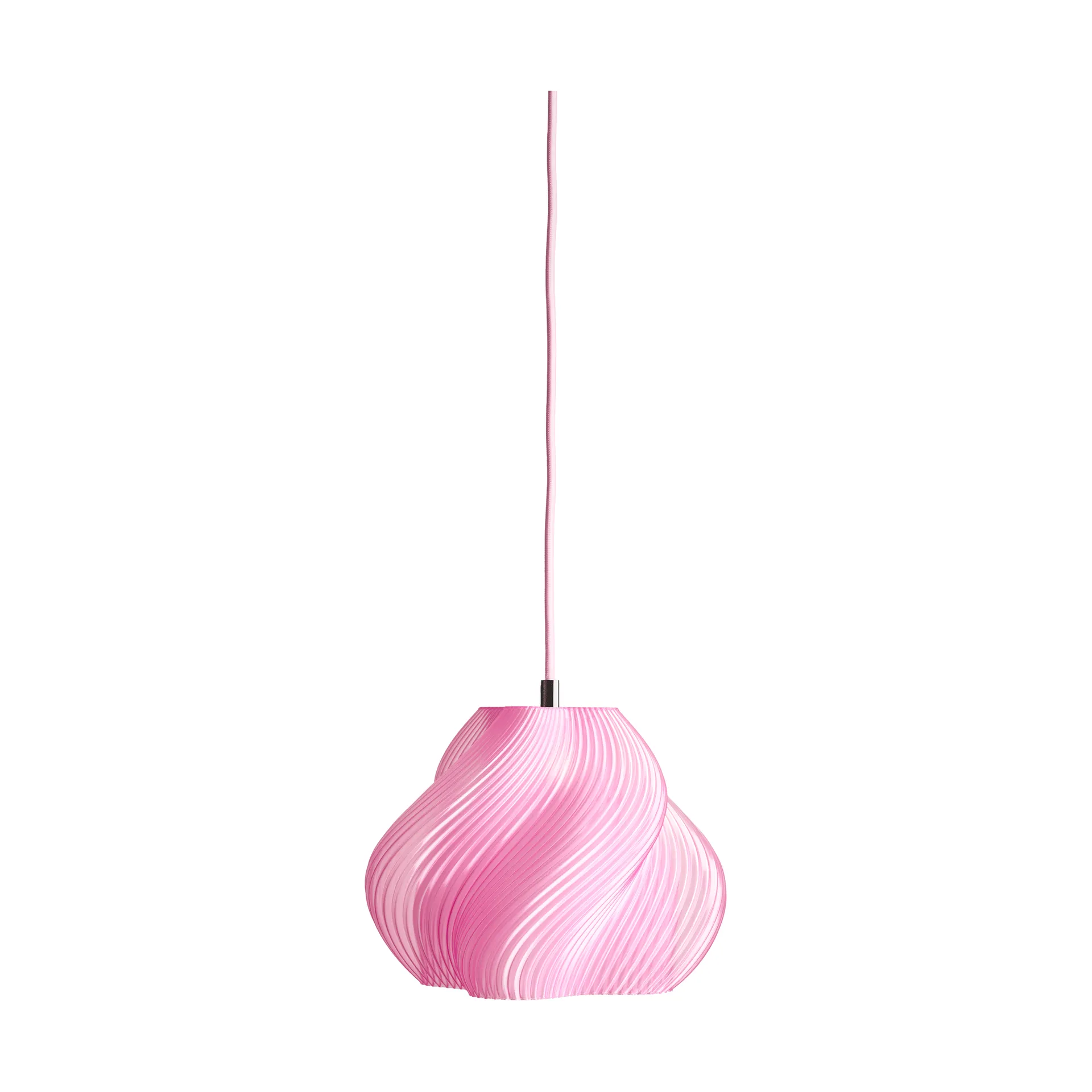 Soft Serve pendant, Rose sorbet-brass, 01, 20 cm Crème Atelier