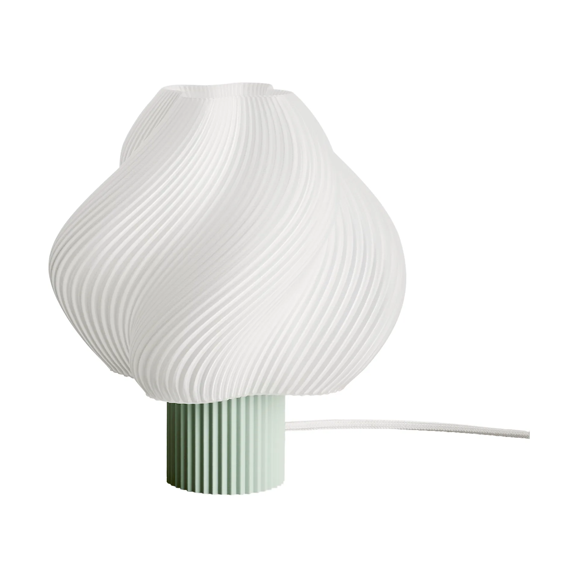 Soft Serve table lamp, Matcha, Regular, 26 cm Crème Atelier