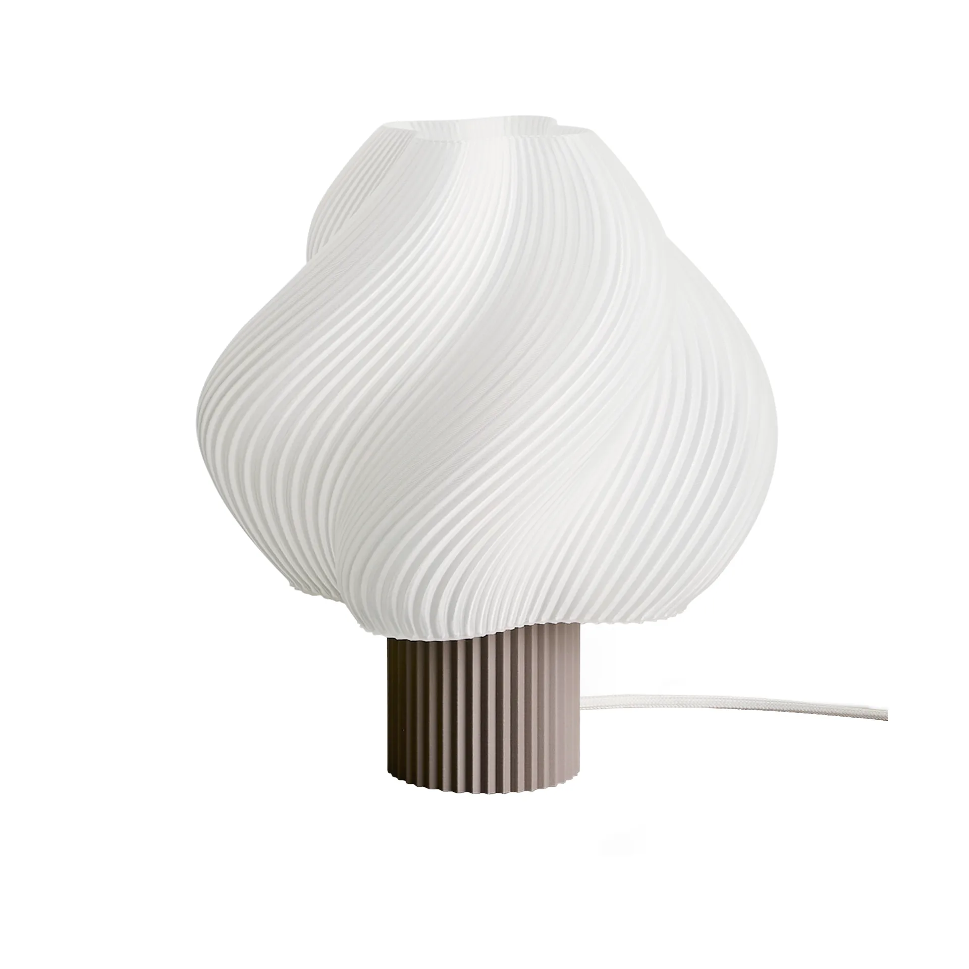 Soft Serve table lamp, Mocha, Grande, 34 cm Crème Atelier
