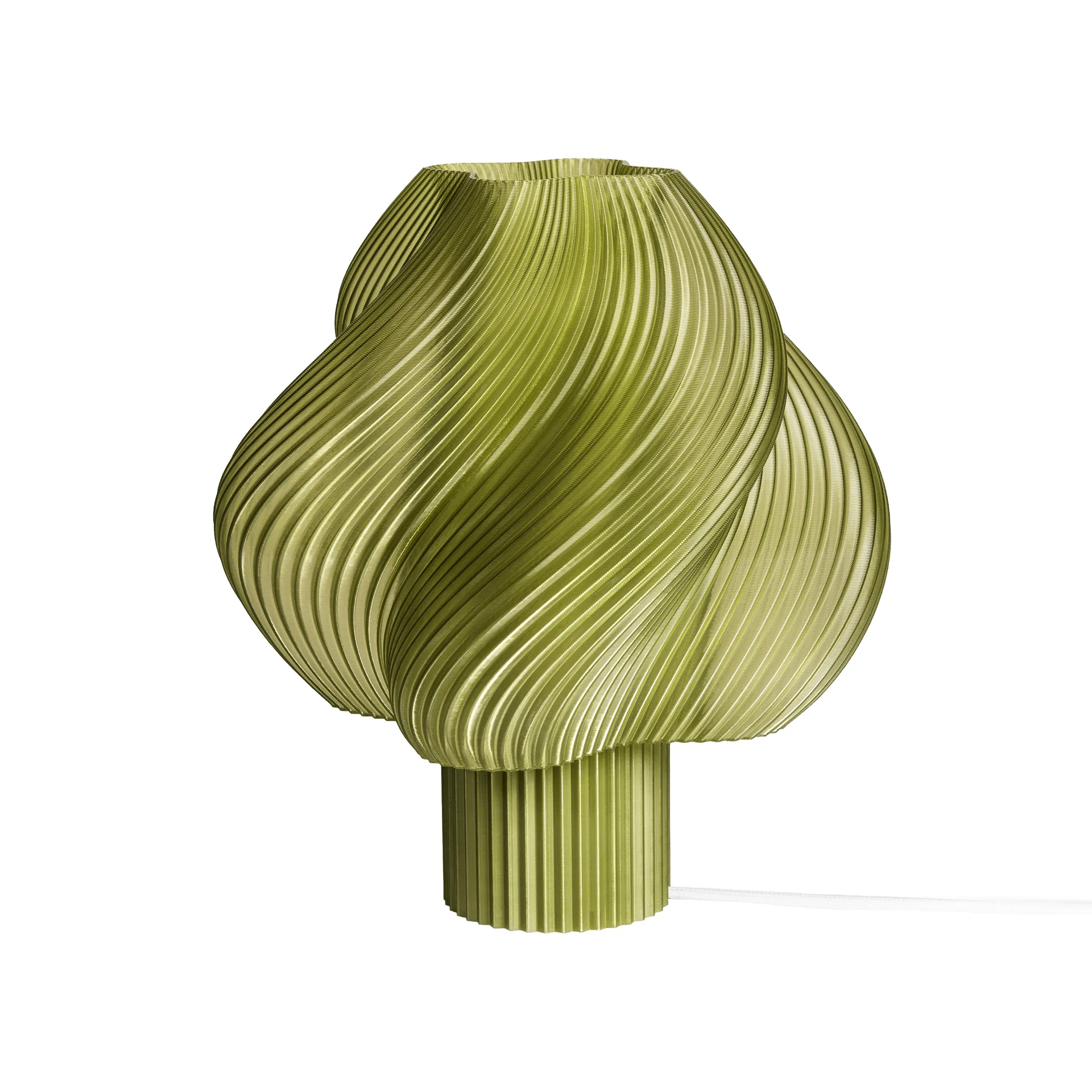 Soft Serve table lamp, Olive, Regular, 26 cm Crème Atelier
