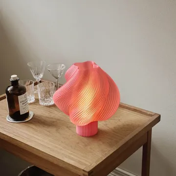 Soft Serve table lamp - Peach sorbet, Regular, 26 cm - Crème Atelier