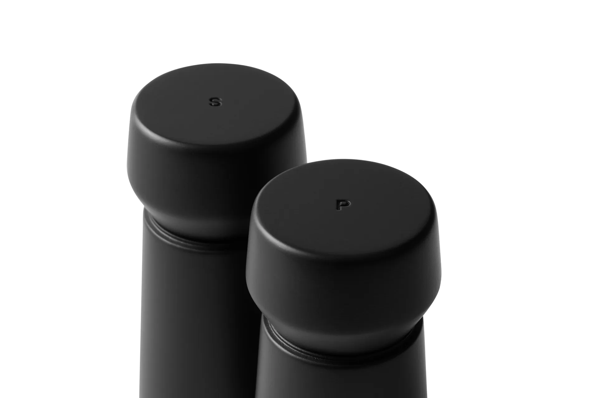 Amsterdam salt and pepper mill set, Black, FSC beech, 2 parts Crushgrind