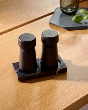 Amsterdam salt and pepper mill set - Black, FSC beech, 2 parts - Crushgrind