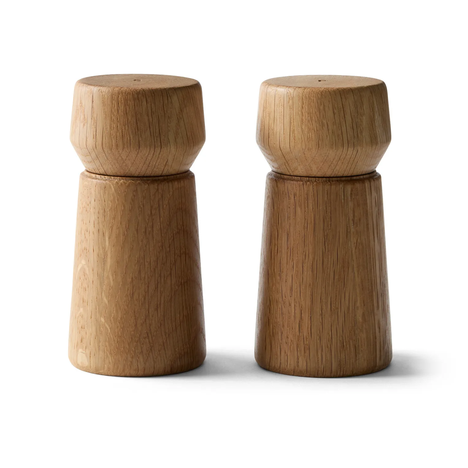 Amsterdam salt and pepper mill set, Natural, FSC oak, 2-piece set Crushgrind