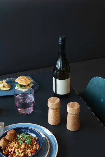 Amsterdam salt and pepper mill set - Natural, FSC oak, 2-piece set - Crushgrind