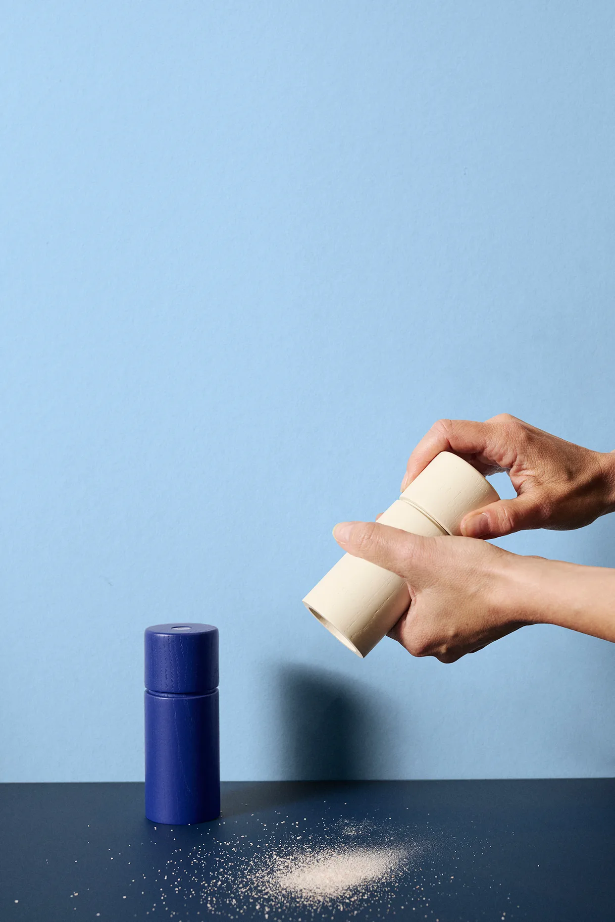 Bergen pepper mill, Indigo blue, 12 cm Crushgrind