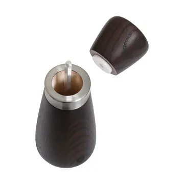 Kyoto spice grinder - Brown glaze, FSC ash, 17 cm - Crushgrind