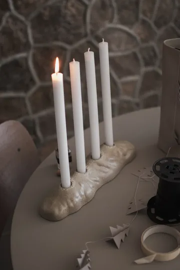 Base advent candle holder - Beige - DBKD