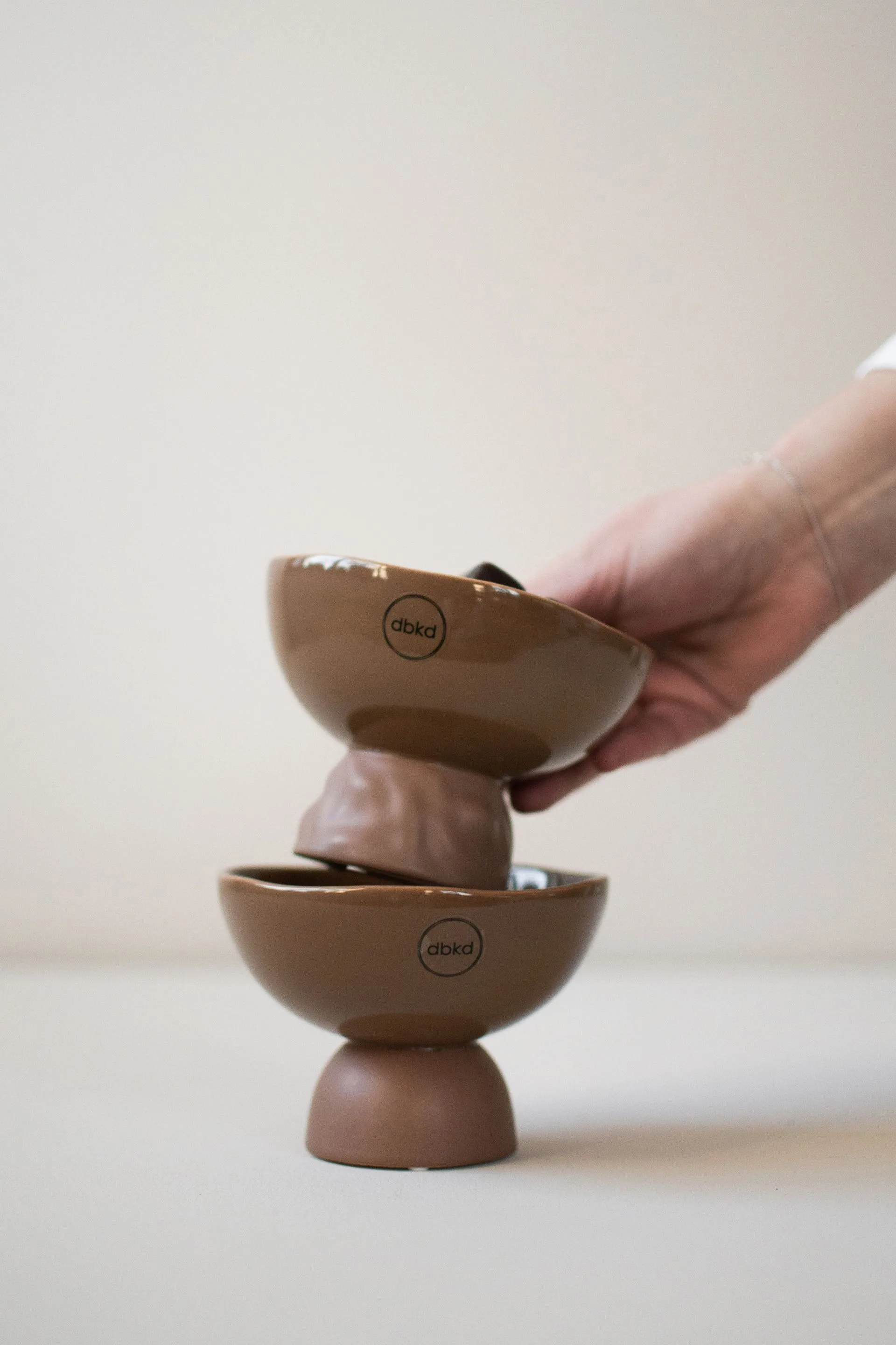 Base Dome bowl S Ø12 cm, Nougat DBKD