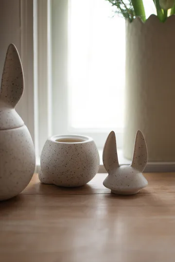 DBKD Eating rabbit bowl small - white dot - DBKD