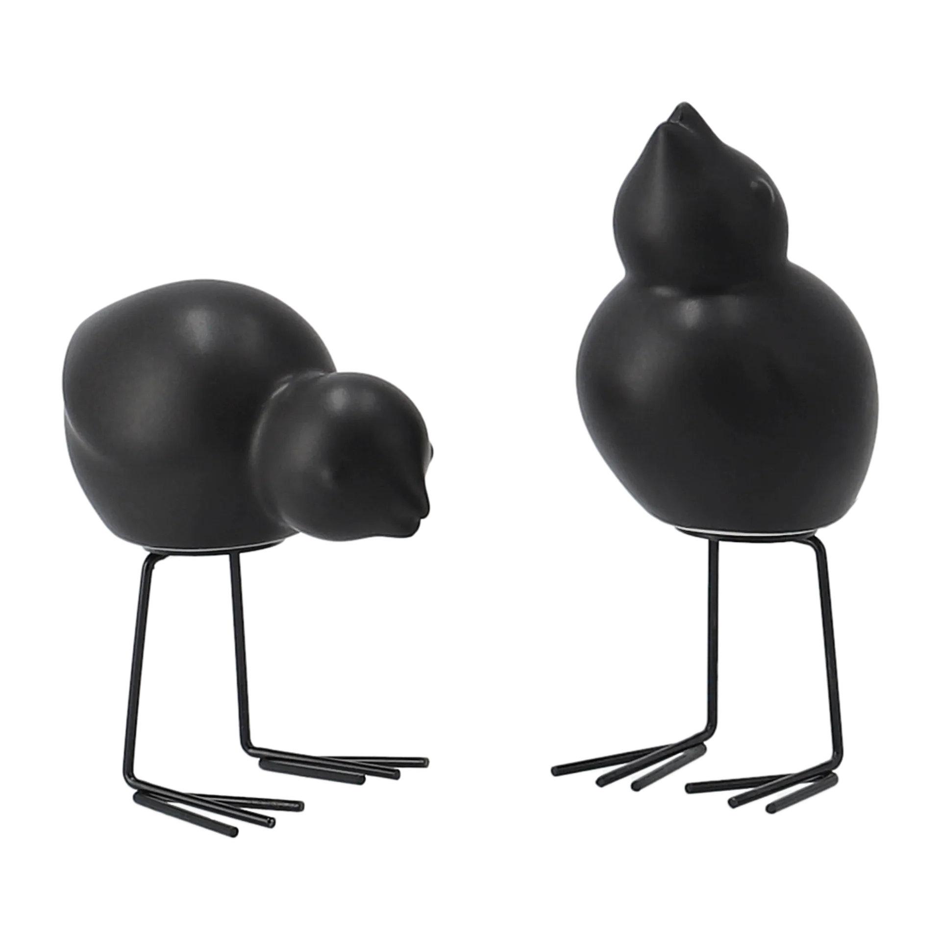 DBKD Swedish Birds Easter decoration 2-pack, Black DBKD