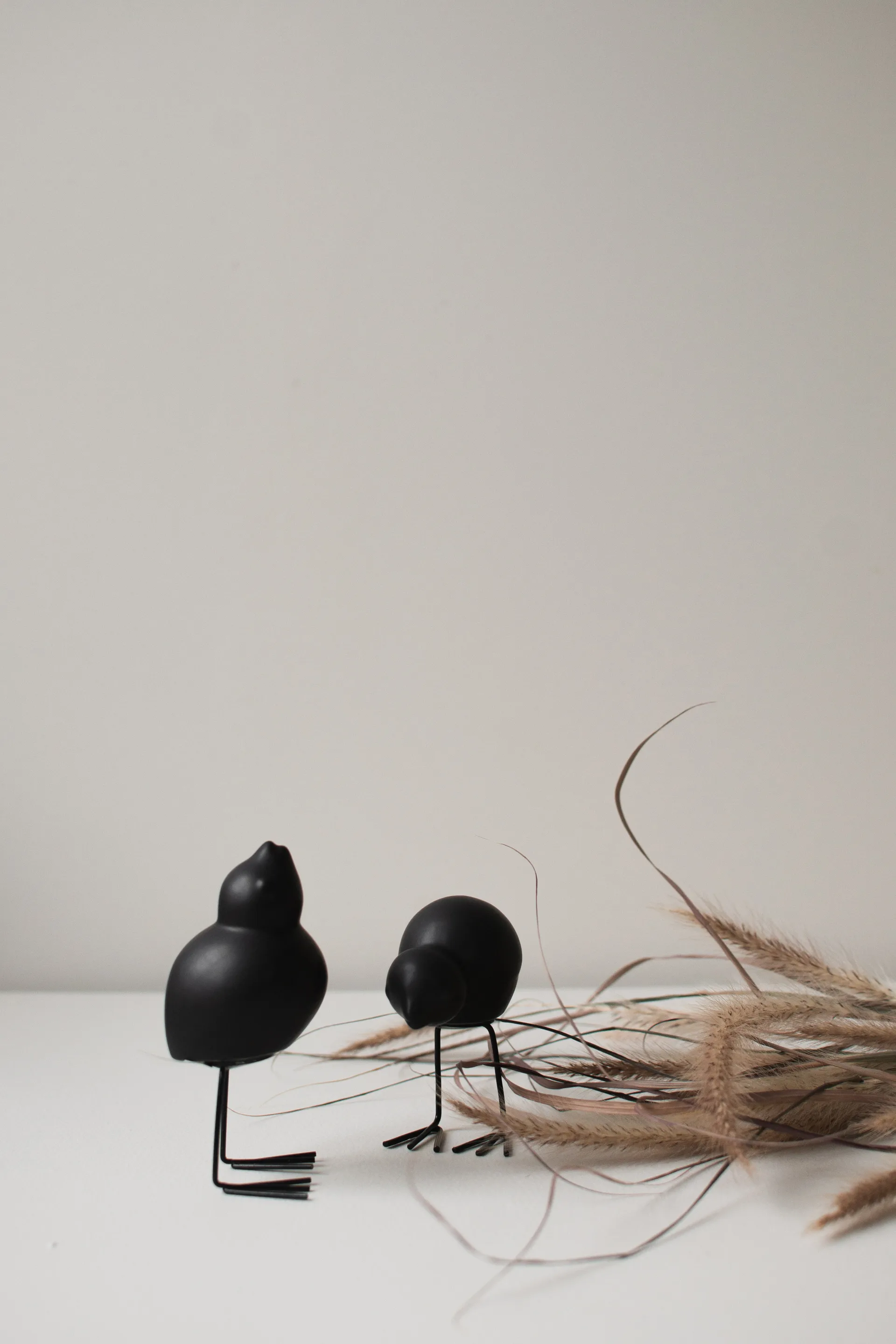 DBKD Swedish Birds Easter decoration 2-pack, Black DBKD