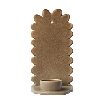 Flowery wall candle holder - Beige - DBKD