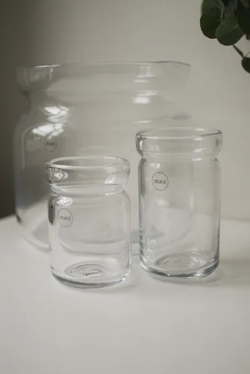 Neck pot - Clear, Ø8x15 cm - DBKD
