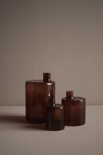 Pipe vase 21 cm - Dark red - DBKD