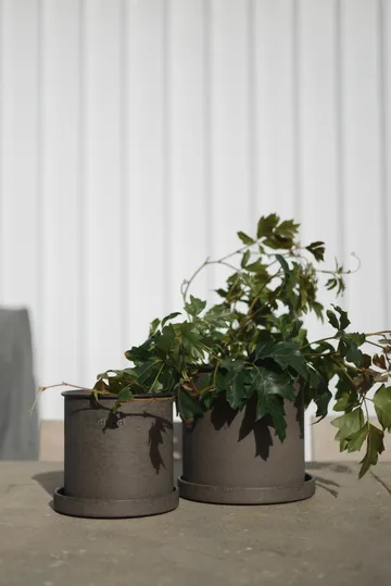 Plant pot small 2-pack - Brown - DBKD