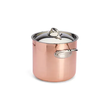 Prima Matera high casserole with lid induction - 20 cm - De Buyer