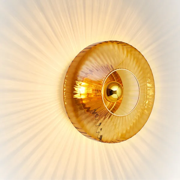 New Wave Optic wall lamp XL, Amber Design By Us