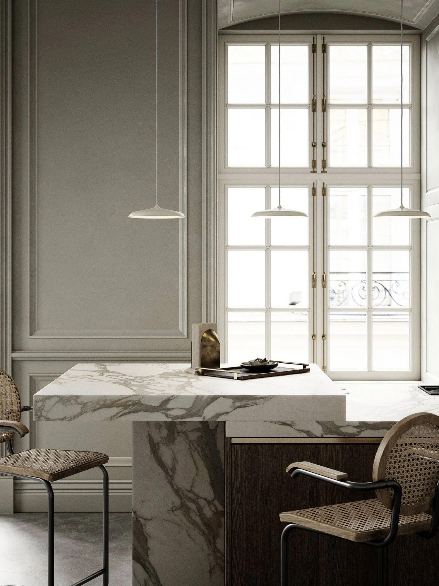 Artist ceiling lamp Ø25 cm, Beige Design For The People