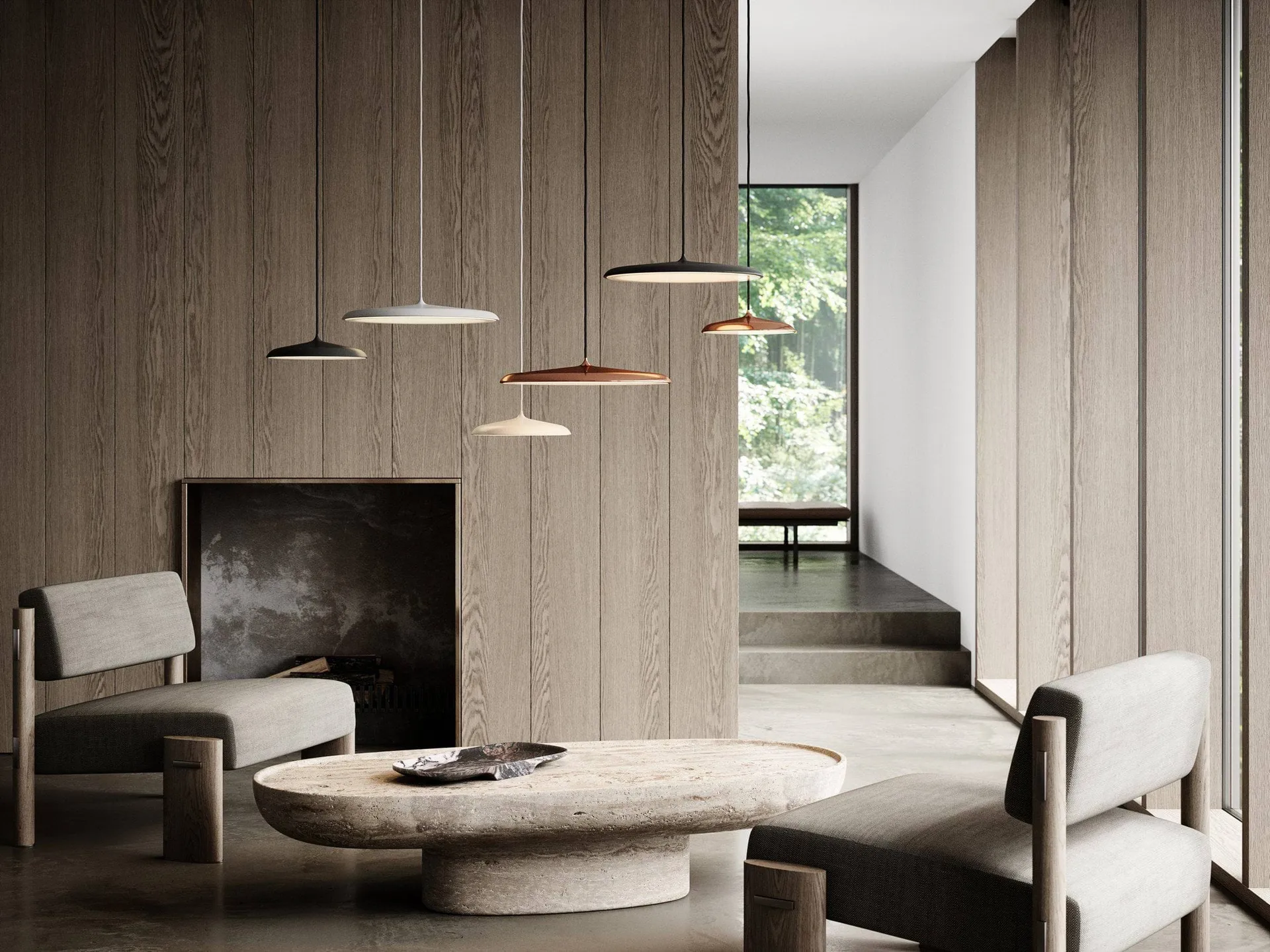 Artist ceiling lamp Ø25 cm, Grey Design For The People