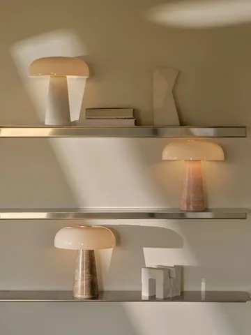 Glossy table lamp - Pink, mini, 24 cm - Design For The People