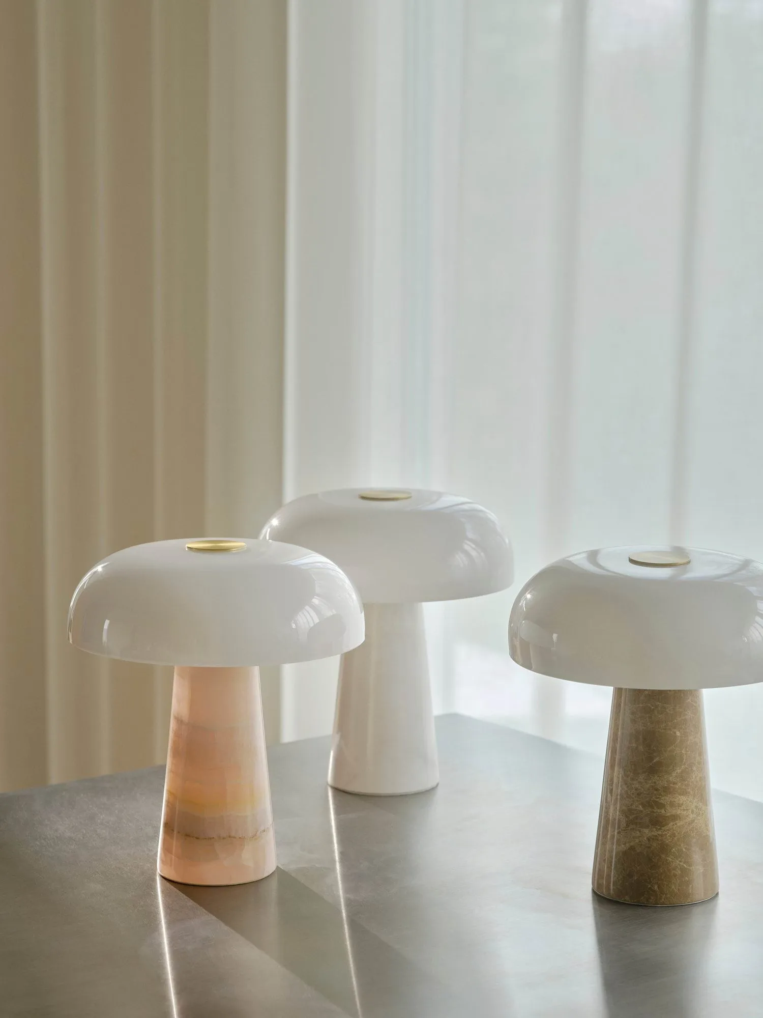 Glossy table lamp, White, mini, 24 cm Design For The People