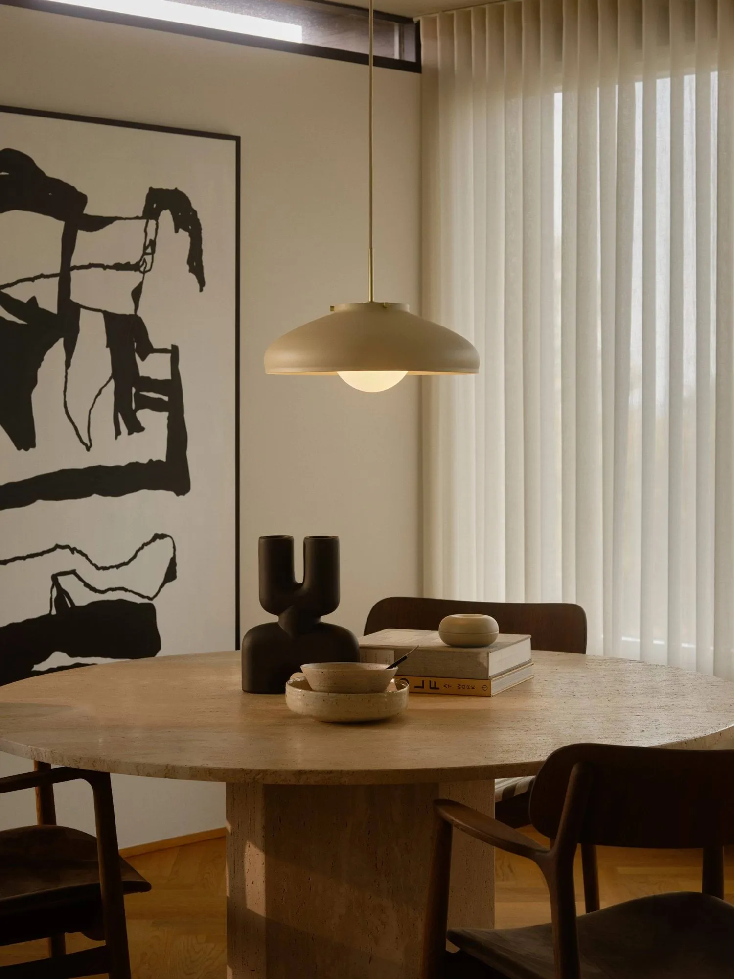 Latif ceiling lamp, Beige, Ø40 cm Design For The People