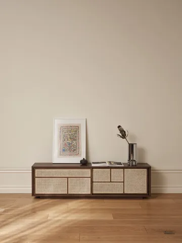 Air side table low - Dark oak - Design House Stockholm