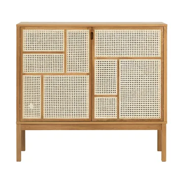 Air side table - Oak, 120x110 cm, with legs - Design House Stockholm