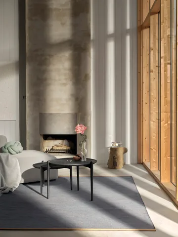 Aria coffee table - Black oak, Ø50x37 cm - Design House Stockholm