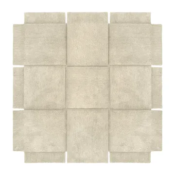 Basket Rug Beige - 180x180 cm - Design House Stockholm