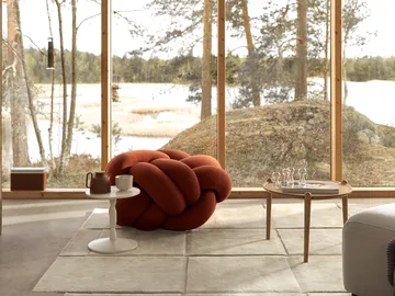 Basket Rug Beige - 180x180 cm - Design House Stockholm