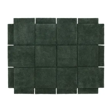 Basket rug, green - 185x240 cm - Design House Stockholm