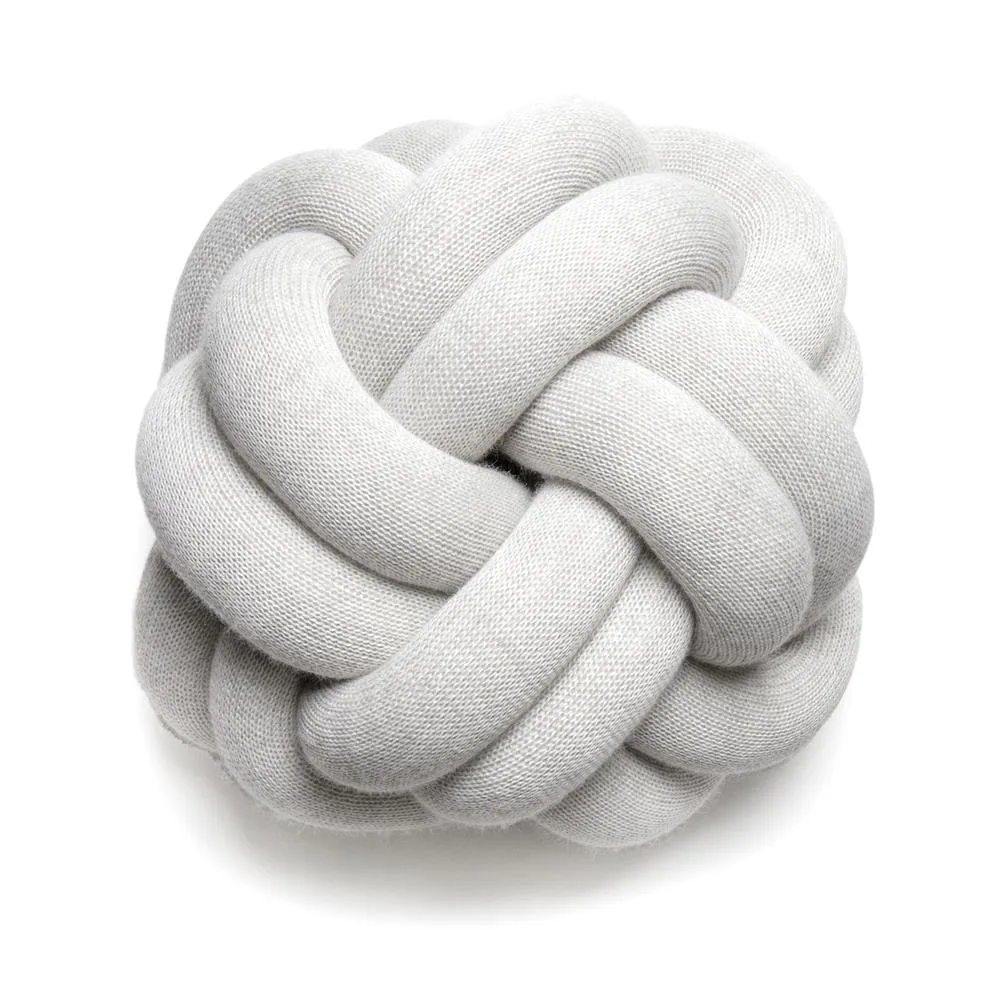 Knot cushion, light grey Design House Stockholm