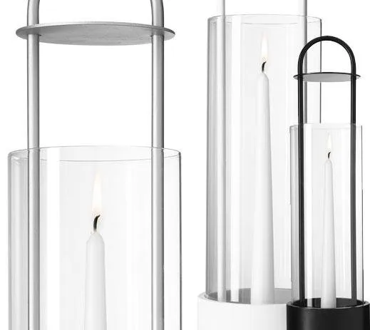 Lotus hurricane lantern, black Design House Stockholm