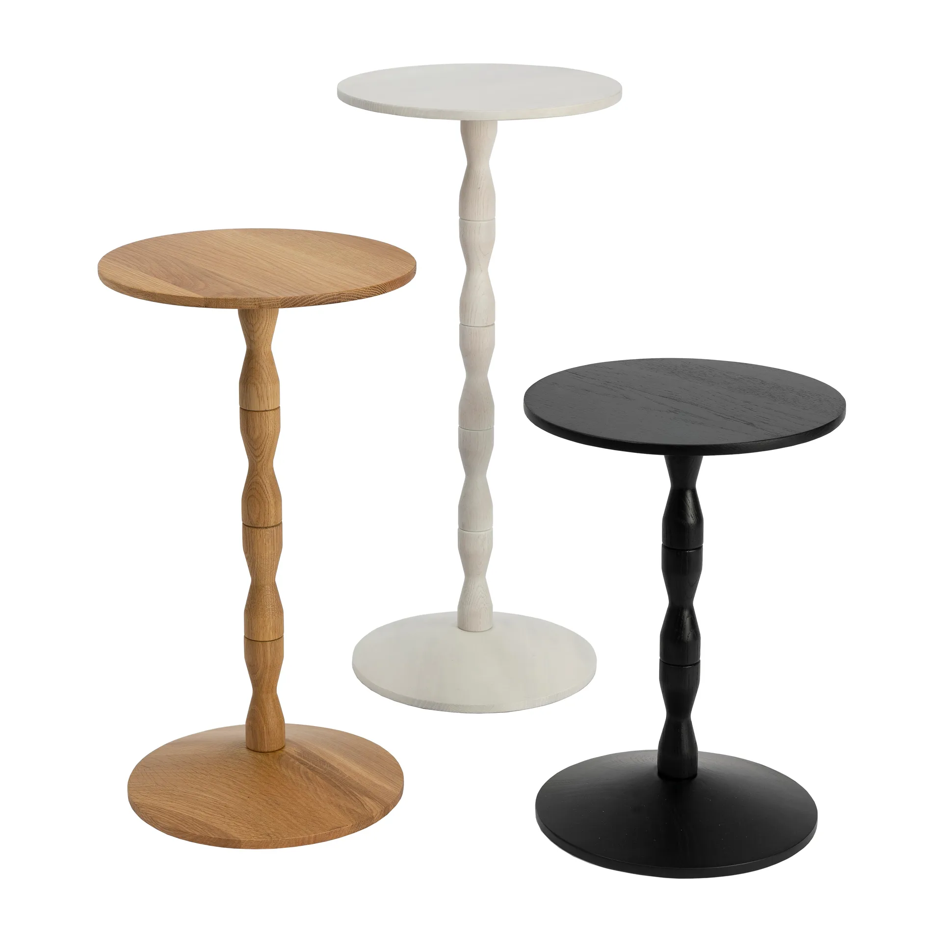 Pedestal table Ø31x67.5 cm, Black Design House Stockholm