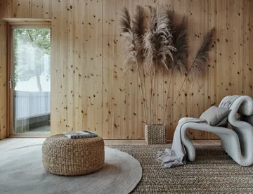 Ella jute rug Ø150 cm - White-nature - Dixie